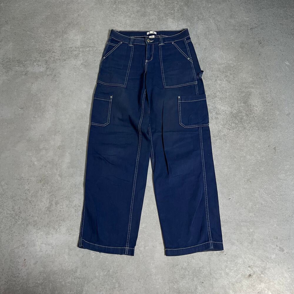 Garage Carpenter Women's Size 01 Blue Jeans Denim Cargo Pants